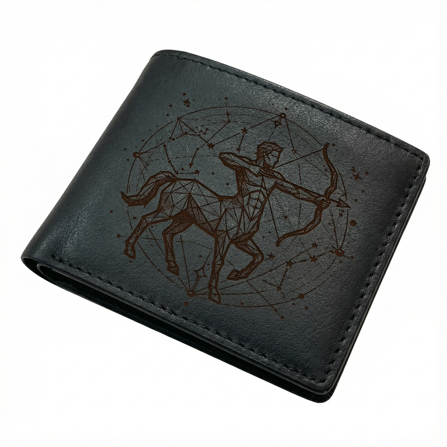 Zodiac Series Men’s Leather Wallet (A-Grade Leather)