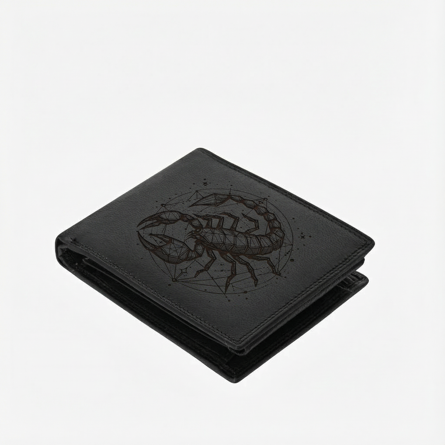 Zodiac Series Men’s Leather Wallet (A-Grade Leather)