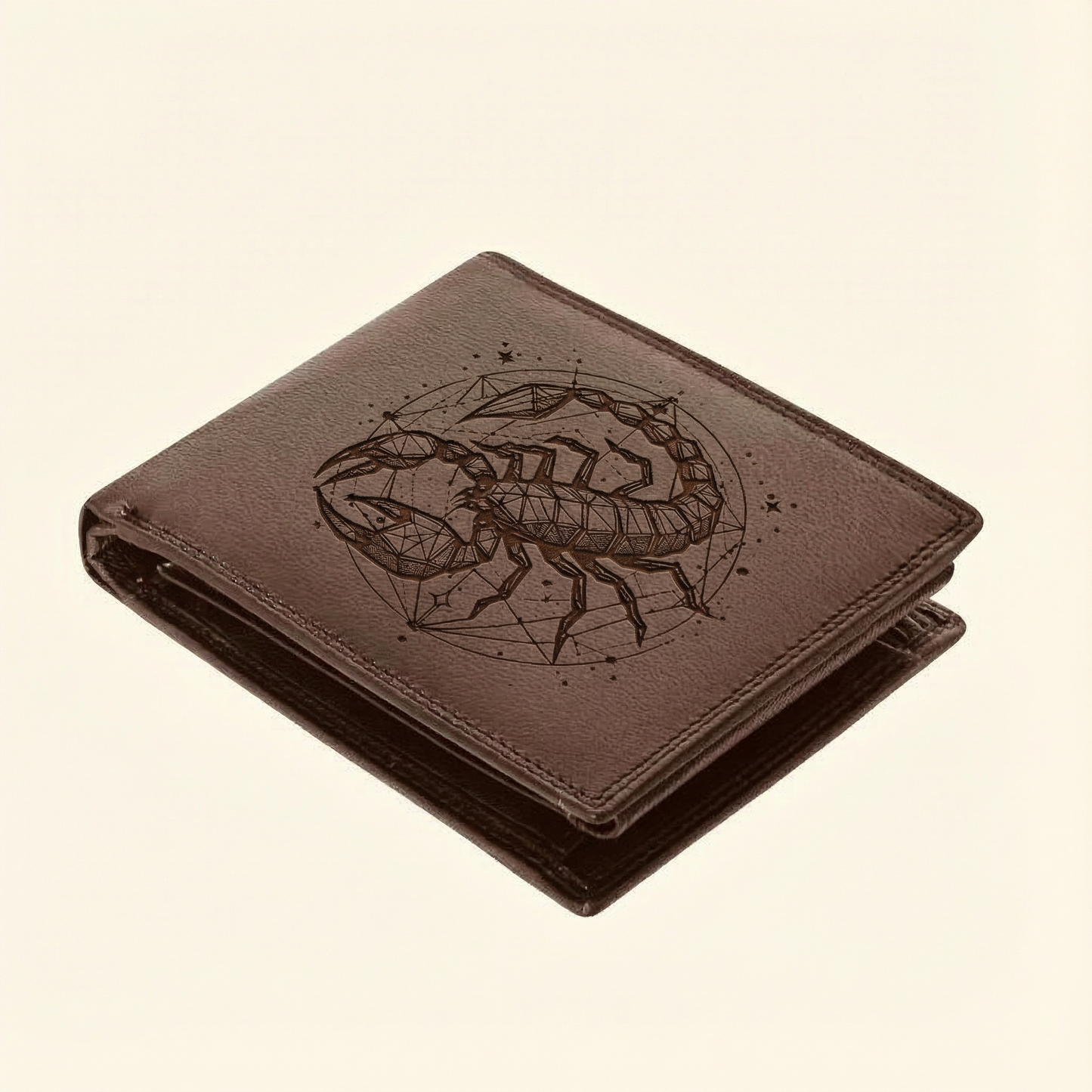 Zodiac Series Men’s Leather Wallet (A-Grade Leather)