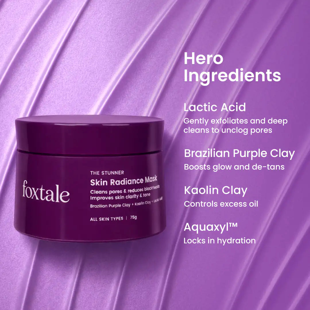 FOXTALE SKIN RADIANCE DE-TAN MASK