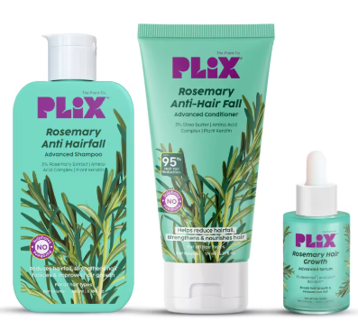 ROSEMARY ANTI-HAIRFALL ADVANCED KIT WITH SHAMPOO, CONDITIONER & SERUM