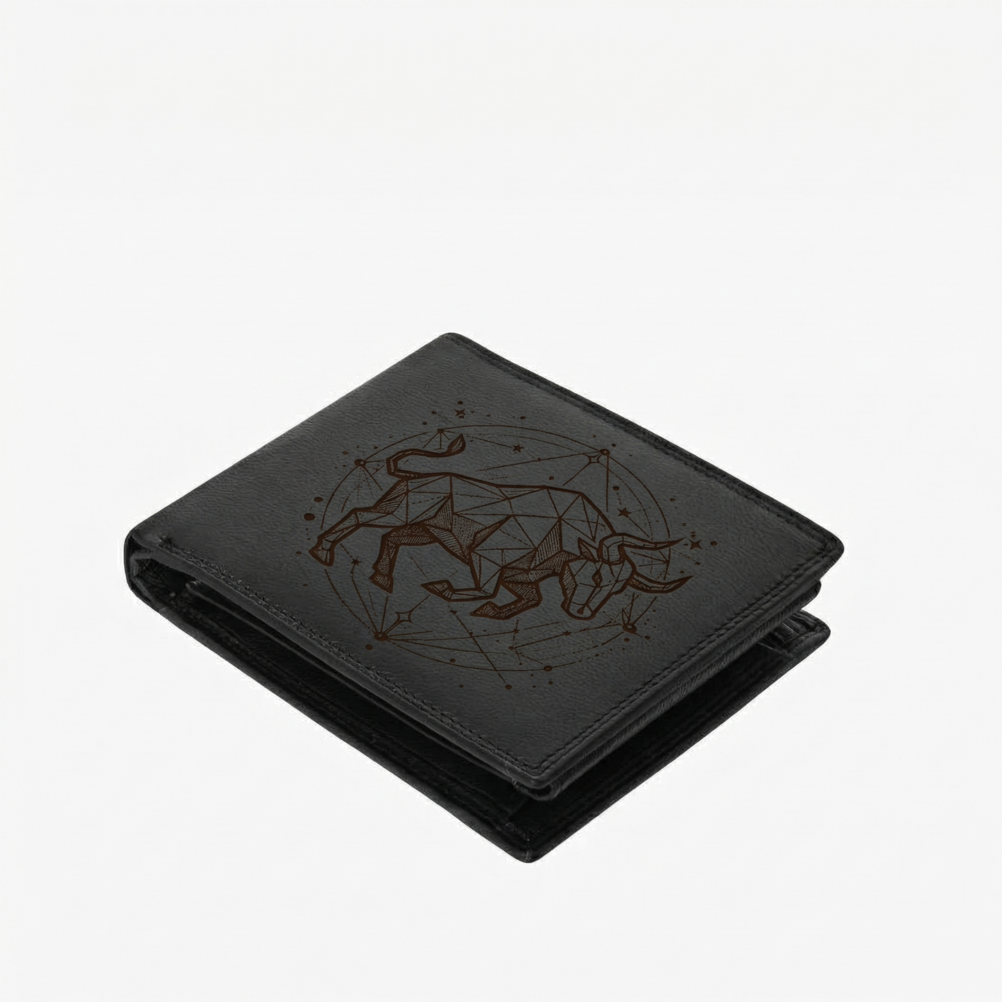 Zodiac Series Men’s Leather Wallet (A-Grade Leather)