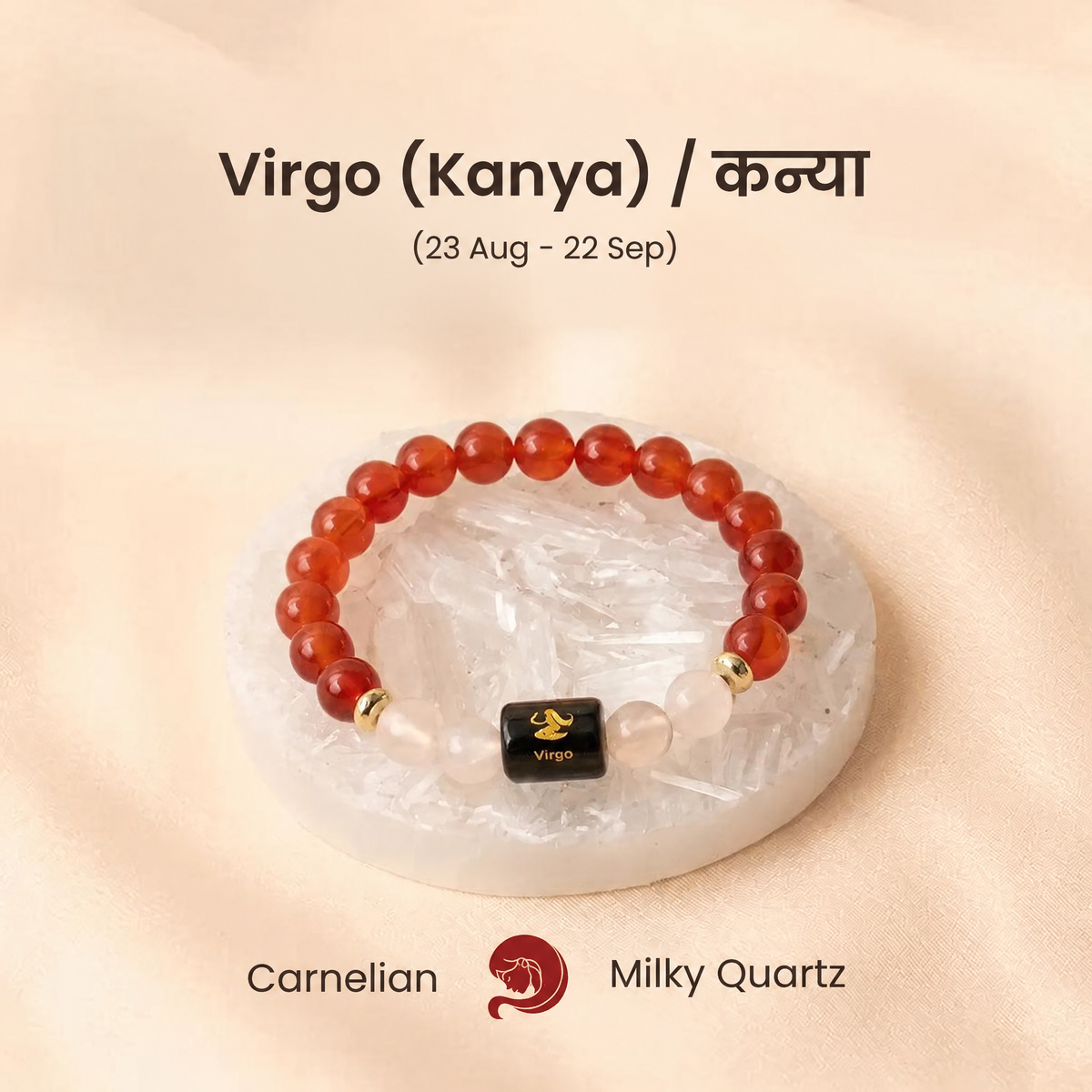 Zodiac Rashi Bracelet – Original Crystal Stone | All 12 राशि