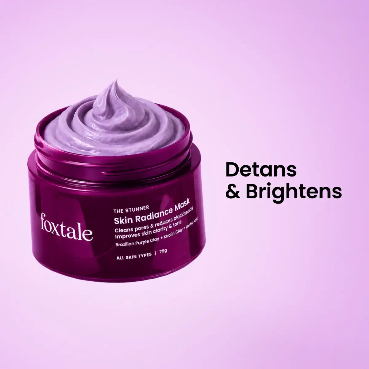 FOXTALE SKIN RADIANCE DE-TAN MASK