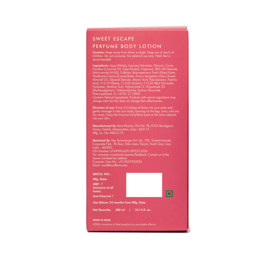 SWEET ESCAPE PERFUME BODY LOTION - 300ML