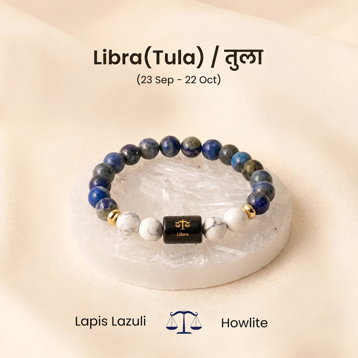 Zodiac Rashi Bracelet – Original Crystal Stone | All 12 राशि