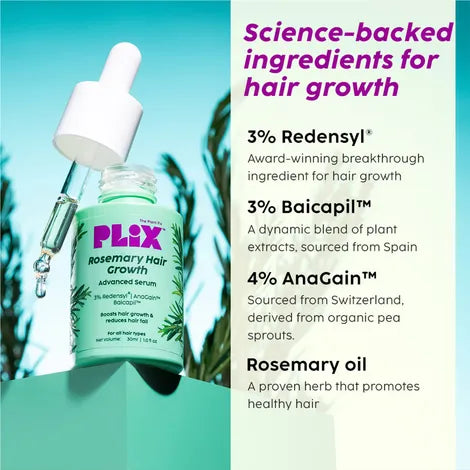 ROSEMARY ANTI-HAIRFALL ADVANCED KIT WITH SHAMPOO, CONDITIONER & SERUM